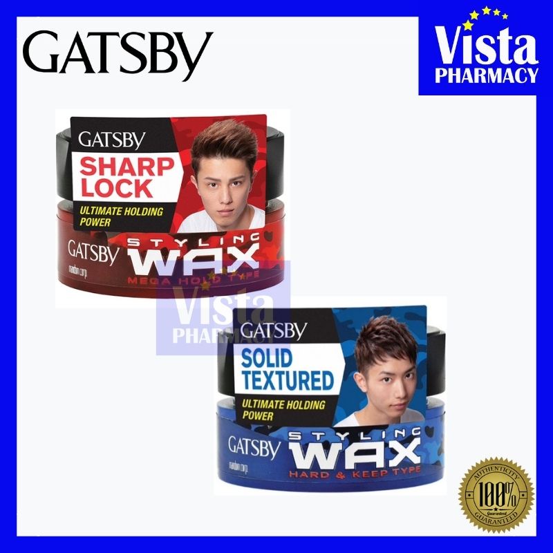 Gatsby Styling Wax 80g ( Sharp Lock / Solid Textured ) | Shopee Philippines