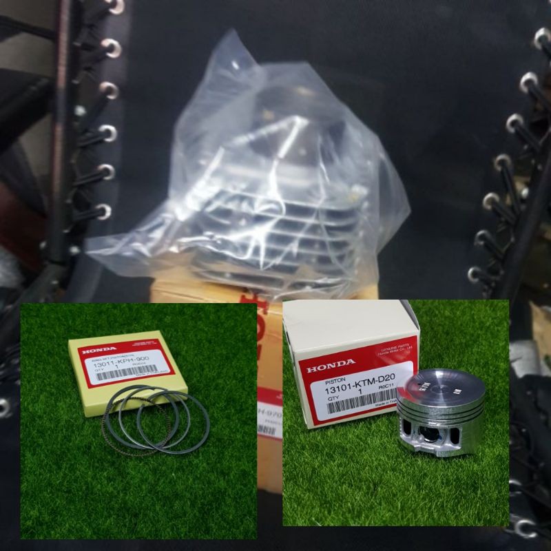 Genuine Wave 125 XRM 125 Honda Cylinder Block, piston & rings Shopee Philippines