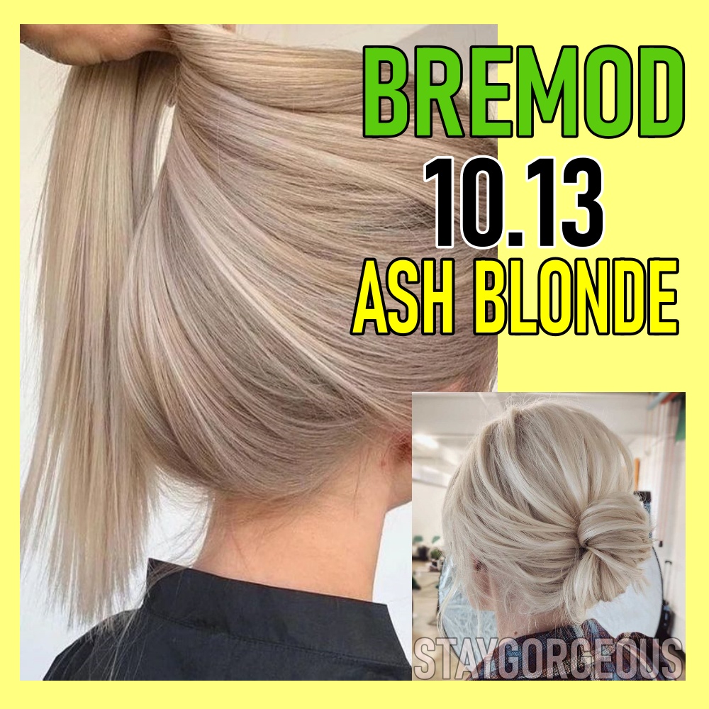 10 13 Ash Blonde Hair Color Bremod Set With Oxidizing Shopee Philippines