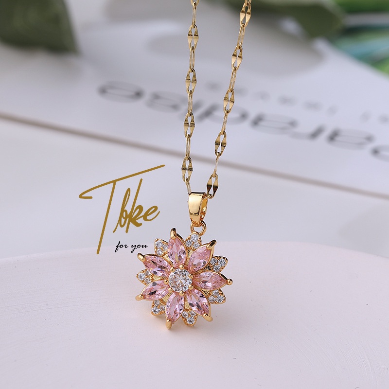 Tala 18K Gold Kyle Inspired - Bloom Sparkling Light Luxury Flower ...