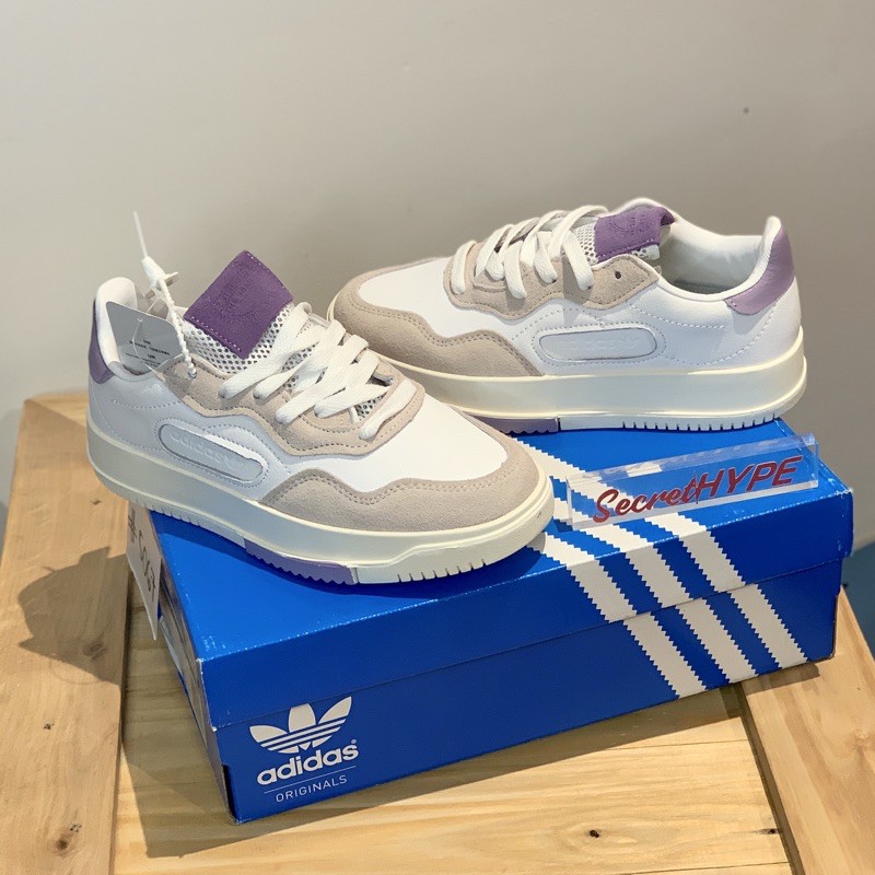 Adidas sc discount premiere white purple