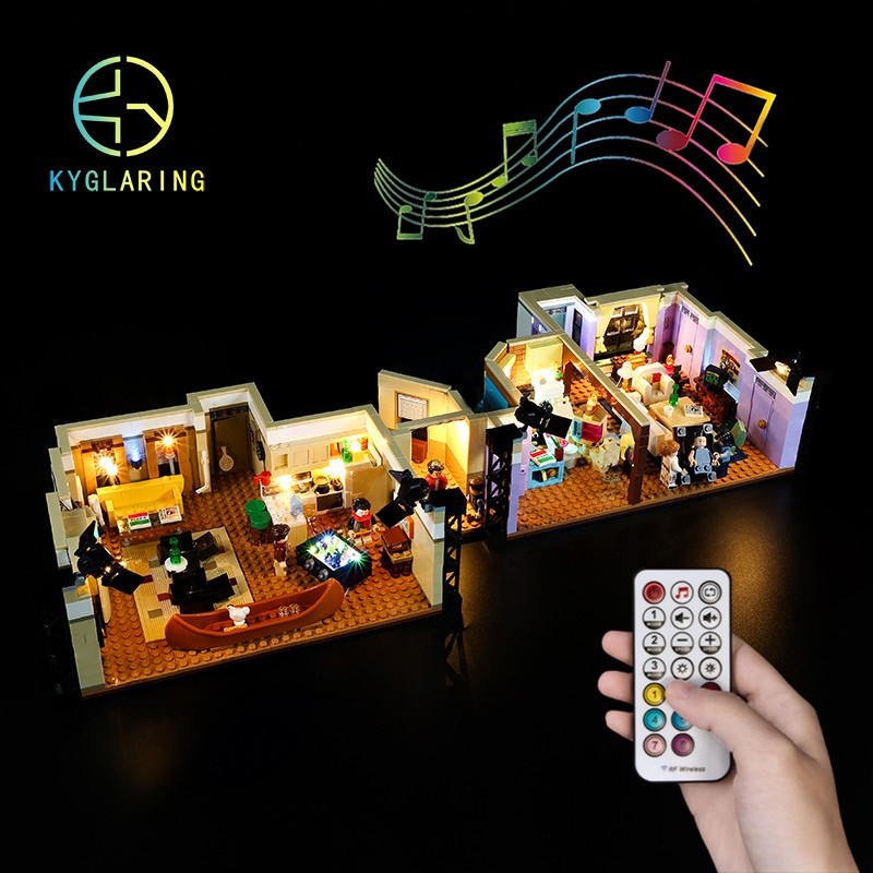 Kyglaring Led Lighting Set DIY Toys For 10292 The Friends Apartments