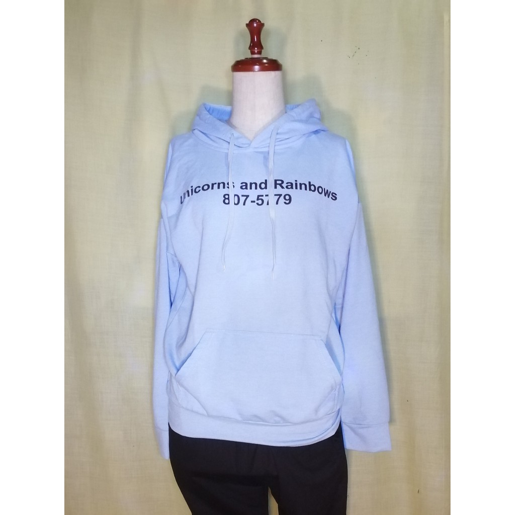 Vetements hoodie (Unicorns and Rainbow in Blue replica (jogging pants sold  separately) | Shopee Philippines