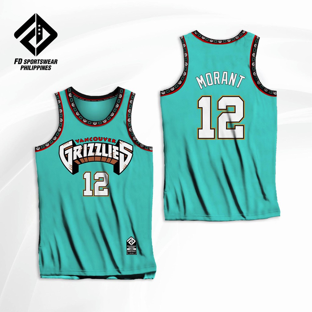 JA MORANT MEMPHIS GRIZZLIES FULL SUBLIMATED JERSEY