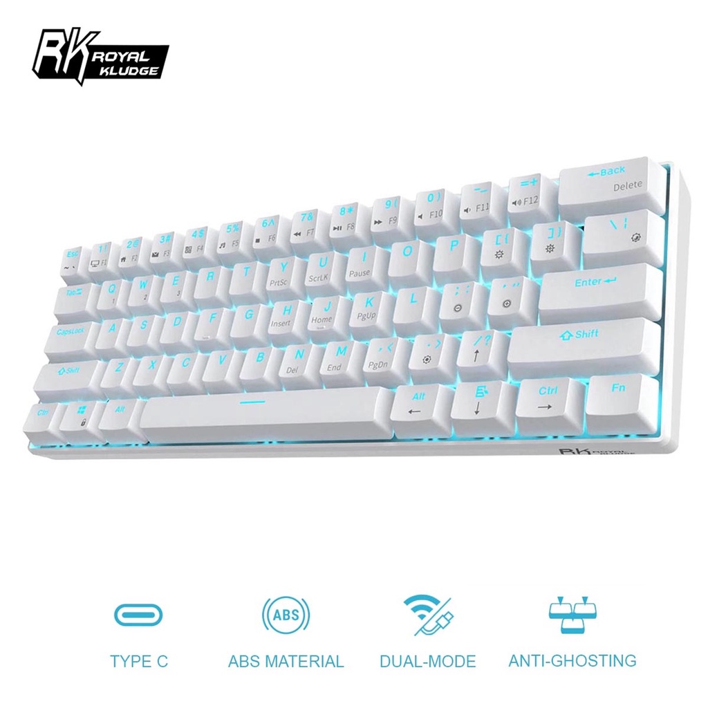 Royal Kludge Rk100 Wireless Mechanical Keyboard 96% | Shopee Philippines