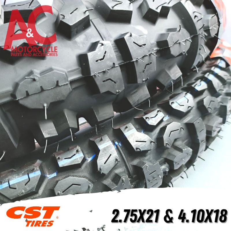 CST Dual Sports Tire Size 2.75x21 & 4.10x18 Shopee Philippines