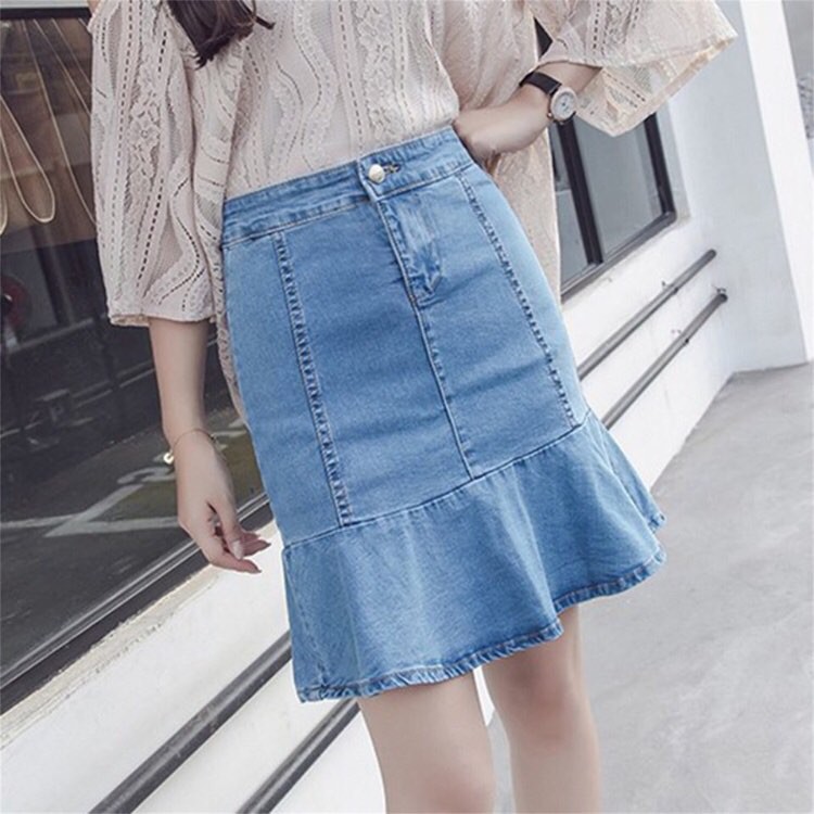 Shopee denim hot sale skirt