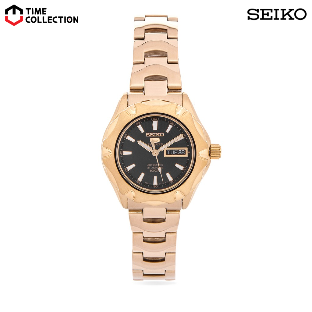 Seiko 5 Sports SYMJ52K1 Automatic Stainless Steel Strap Watch For Women ...