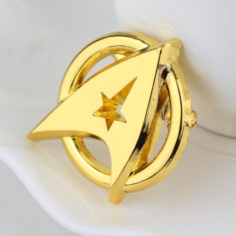 STAR TREK Star Trek first generation captain brooch Star Trek badge