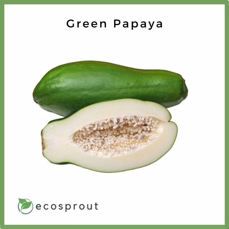 Fresh Green Papaya 200g Fresh Vegetables Fresh Fruits Groceries