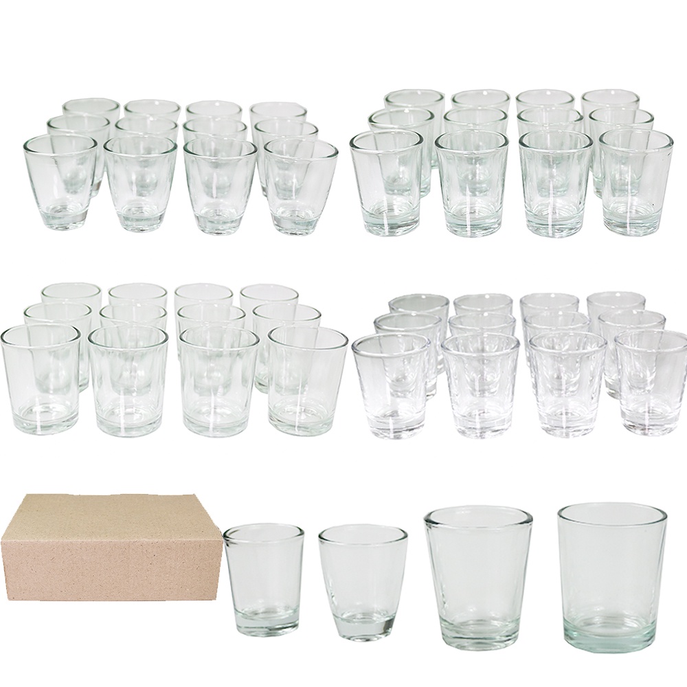 【LX♥SAVER 】12Pcs/Box Candle Holder, Souvenir,Wedding Giveaways,Shot Glass,Wine Glass Shopee