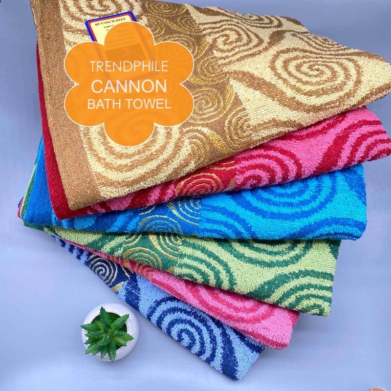 1 pc Cannon Assorted Design Bath Towel (27 x 54 )