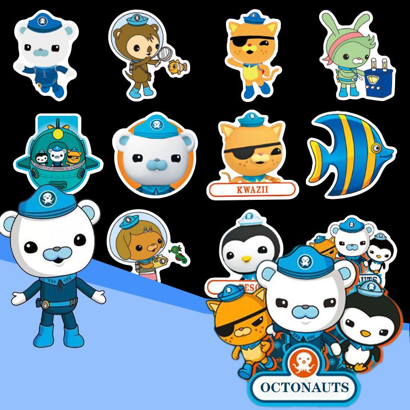 Octonauts 50pcs The Sticker Bomb Pack Diy Imposter Crew Set Laptop ...