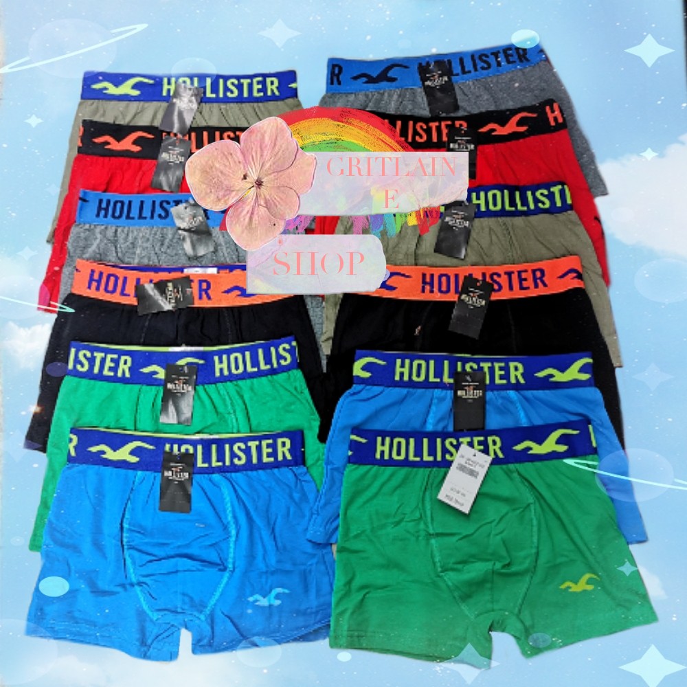 Hollister 5 pack trunks in blue