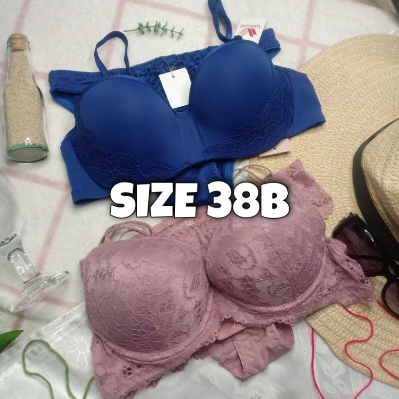 Victoria's Secret Pushup Bra Set Panty Size: 36B, 36C Price