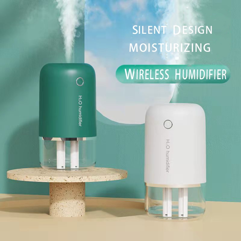 Heavy Fog Humidifier Desktop Moisturizer Rechargeable Longlasting USB