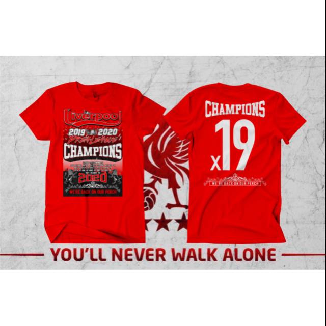 Liverpool champion best sale t shirt