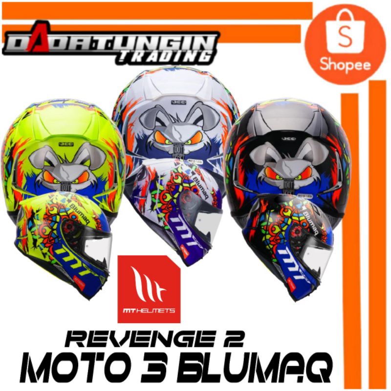 mt blumaq helmet REVENGE 2 MOTO 3 – ▪️ MT REVENGE BLUMAQ Helmet