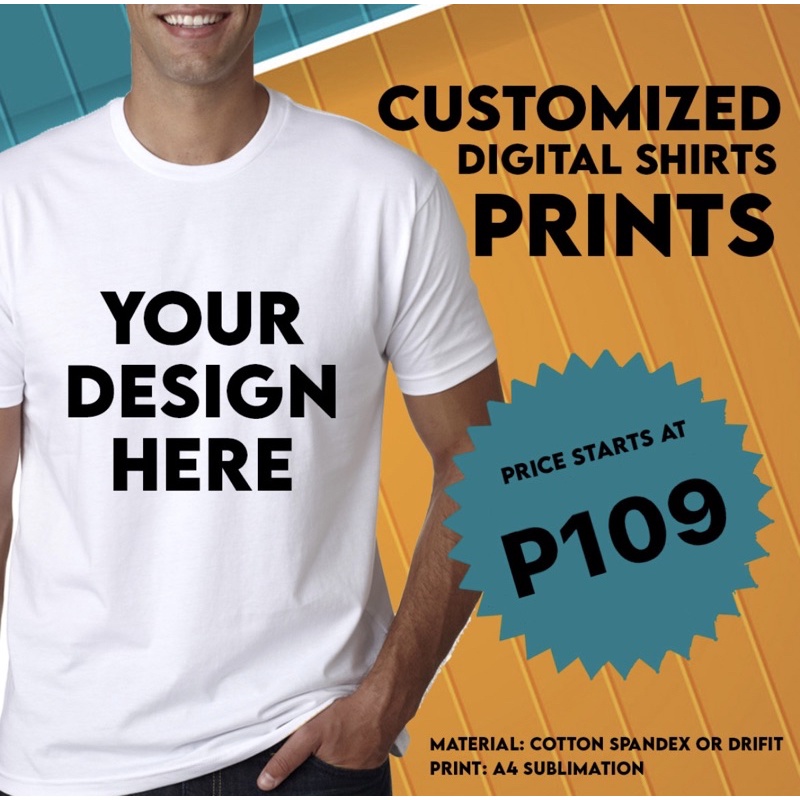 CUSTOMIZED PERSONALIZED SHIRT (Sublimation / Customized) | Shopee ...