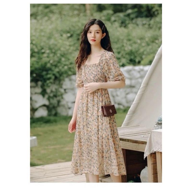 baao.Offshoulder maxi .dress. | Shopee Philippines