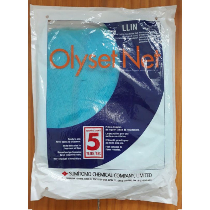 Sumitomo Olyset Net against mosquitoes (130cm x 180cm x 150cm) Shopee