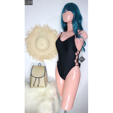 Zaful black hot sale one piece