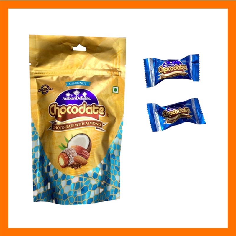 Arabian Delights Milk Coconut Chocolate with Almond | Shopee Philippines