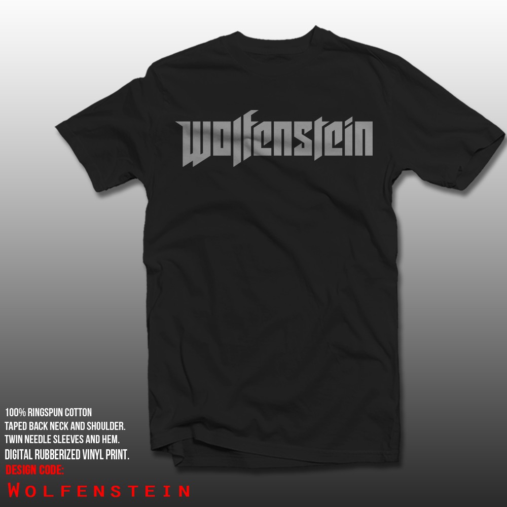 Gifo Shopee GAME ZONE Wolfenstein Shirt | Shopee Philippines