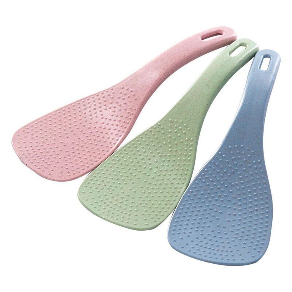 AC Wheat Straw Rice Serving Spoon Large Nonstick Rice Scoop Tableware ...