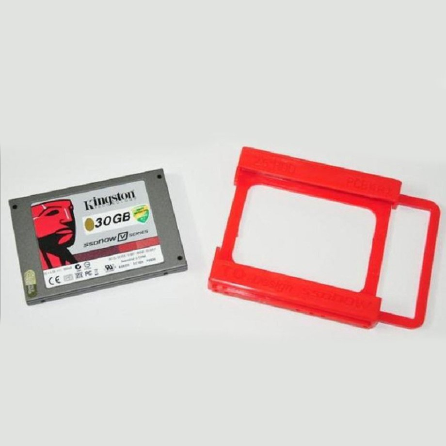 Plastic SSD Tray 2.5 inch to 3.5 inch SSD HDD Adapter Bracket Hard Drive Holder Adapter Bracket SSD HDD Notebook Mounting 2.5 to 3.5