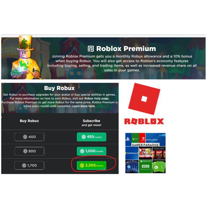 New Premium Page, Only Able To Purchase 450 Robux Tier, 49% OFF