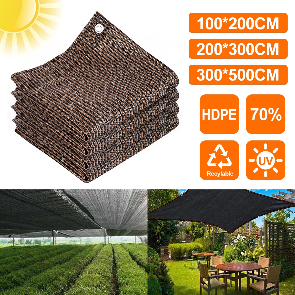 Garden Shade Net 10 Feet x 5 Meters Shade Cloth Garden Net Shade for Plants 70 Percent UV