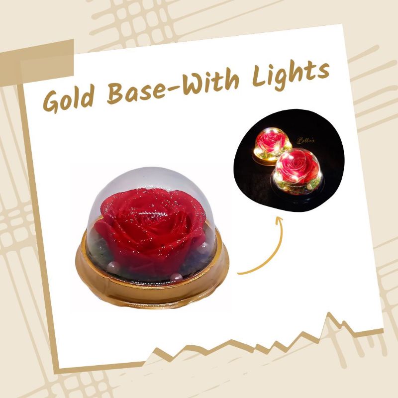 mini Rose Flower Dome for inah | Shopee Philippines