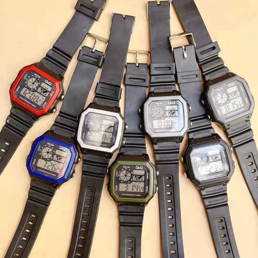 Casio Watch Rubber Strap Watch Resistant for Women high quality