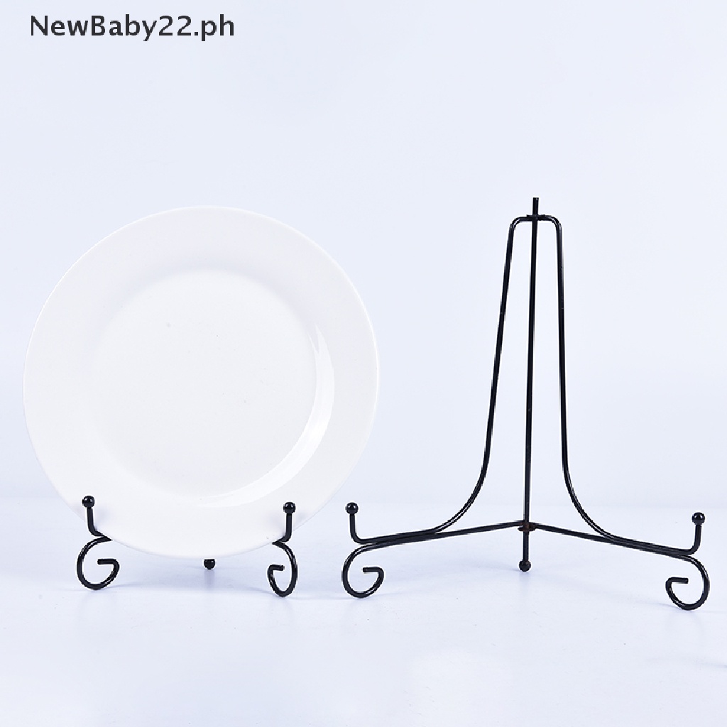 NewBaby Iron Easel Classic Display Stand Bowl Plate Art Photo Picture