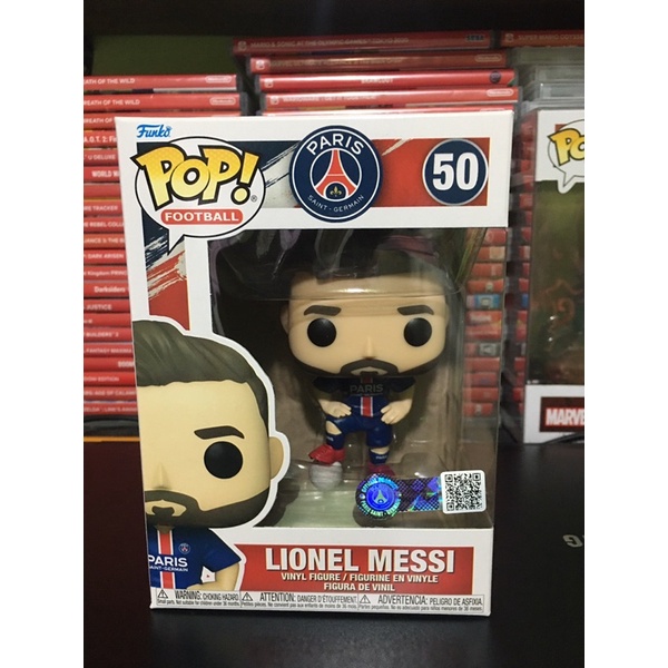 Lionel Messi Funko Pop W/ Pop Protector Paris Saint Germain In