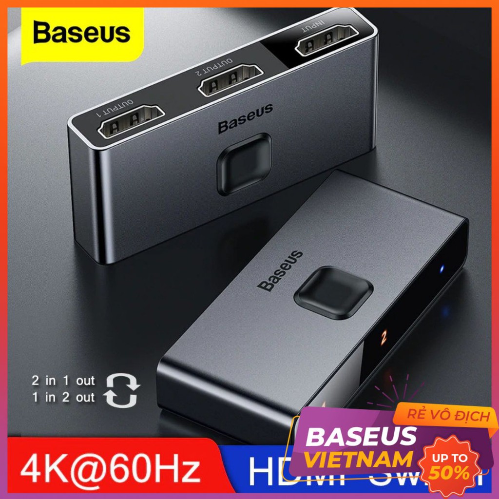 Baseus Matrix HDMI Splitter 2-Way HDMI Splitter | Shopee Philippines