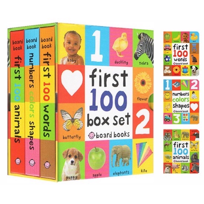 ENGLISH PICTURES BOOK FIRST 100 BOX SET | Shopee Philippines