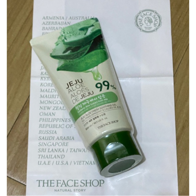 The Face Shop Jeju Aloe 99 Aloe vera gel Shopee Philippines