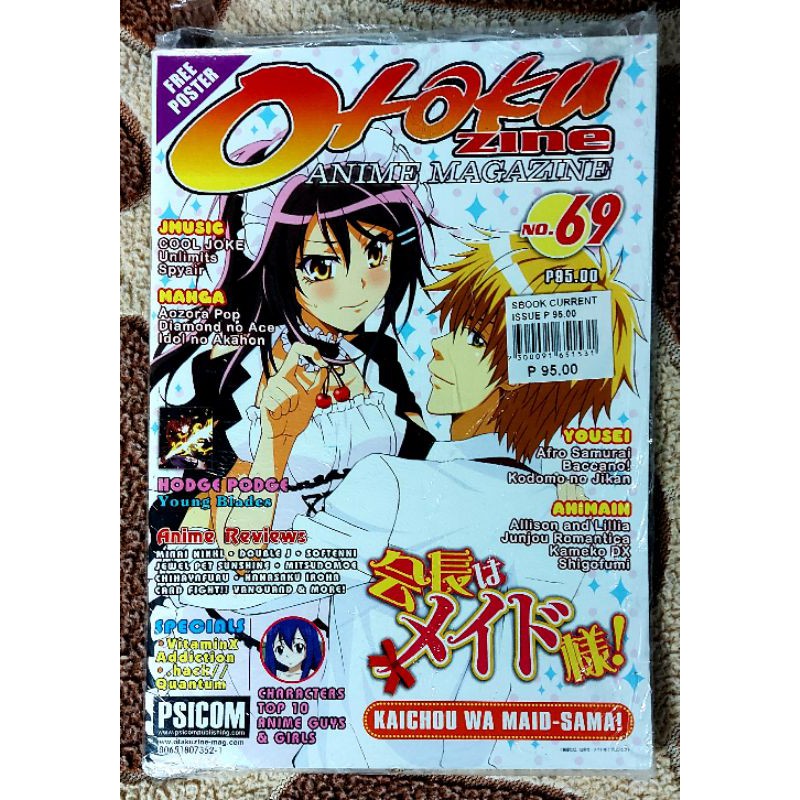 [UNSEALED] Otakuzine Anime Magazines with Free Posters (#66