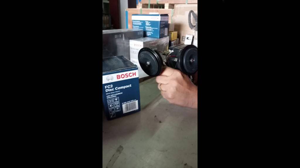 Bosch FC2 Disc Compact Standard Horn 12V for Motorcycles and Cars ...