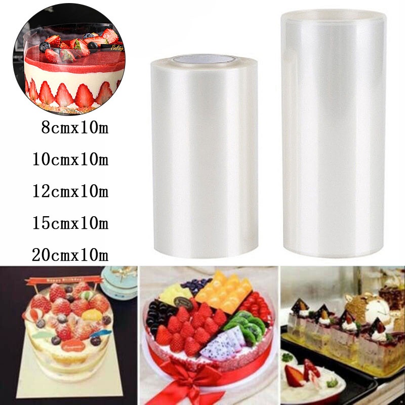 Acetate Cake Collar 6 X 394 Inch Clear Acetate Roll For Baking Mousse Cake  Plast