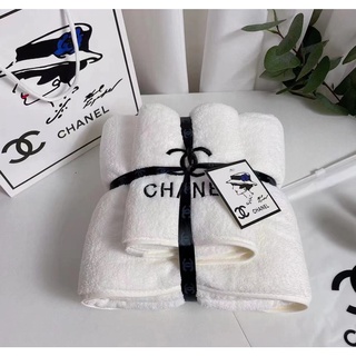 Chanel Bath Towel Set 2 in 1 Bath Towel Luxury Brand Towel