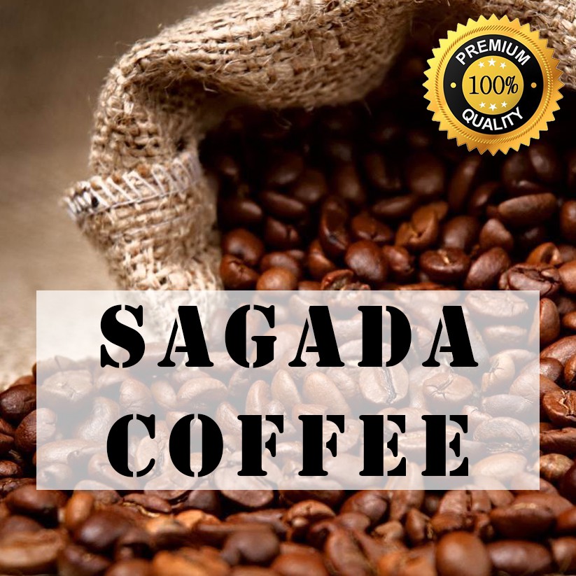 Arabica Coffee Sagada (Pure Arabica) Dark Medium Roast Beans Grounds ...