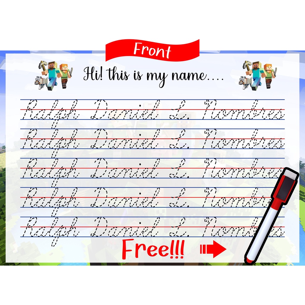 Laminated Tracing Alphabet Letters Cursive A4 Size Sh vrogue.co