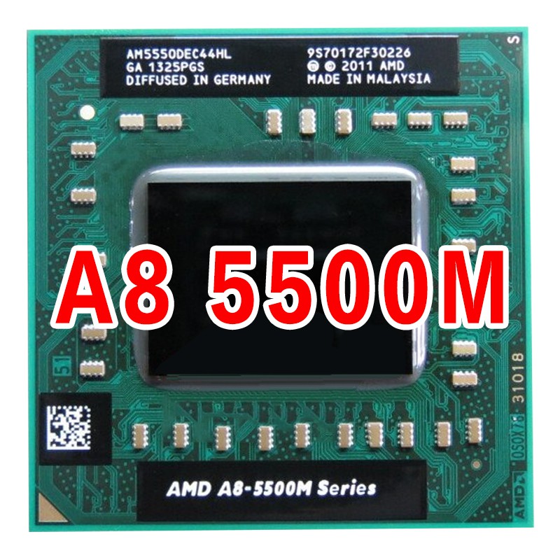 AMD Portable CPU A8 5500m A8-5550m A4-5150M A6-5350M A8 4500M Hembra ...
