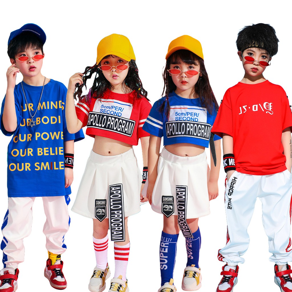 LOLANTA 3-delige set Hiphopdanskleding voor meisjes, straatdanskleding voor kinderen, hoodie, tanktop, joggingbroek