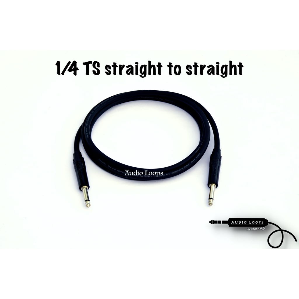Audio Loops Affordable Professional Guitar Cable/PL to PL/TS to TS/Heavy Duty High Quality Cable