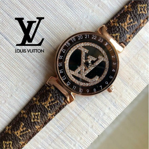 Louis Vuitton Ladies Watch Leather Strap