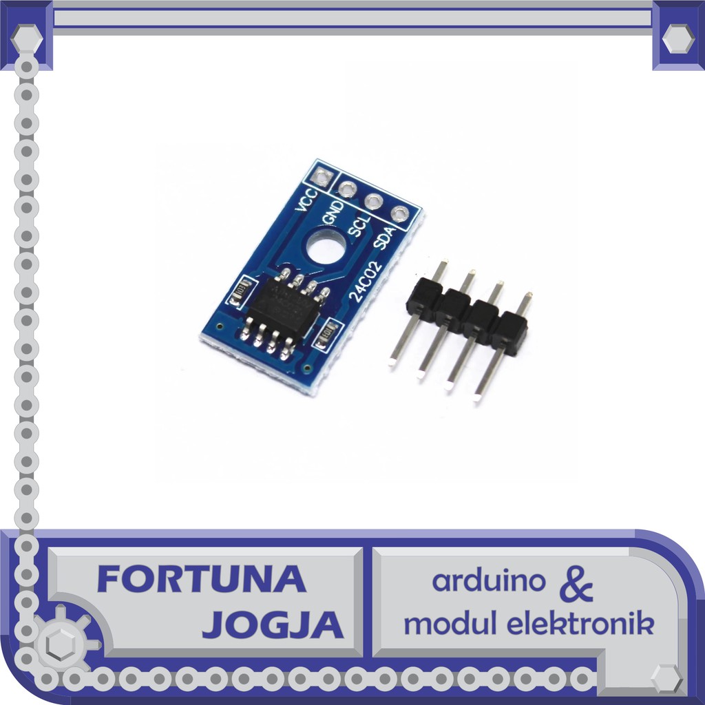AT24C02 24C02N Two Wire I2C 2K Module EEPROM Series | Shopee Philippines